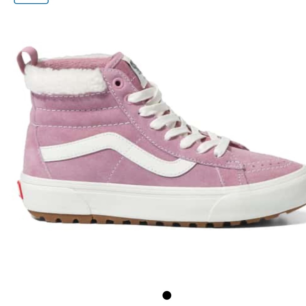 Vans Women's Sk8-Hi MTE Suede Sherpa Lilas Sneaker Boot‎ Winter/Fall Sz 8